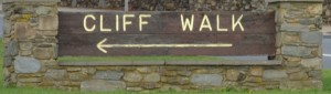 Cliff Walk Sign, Newport, RI