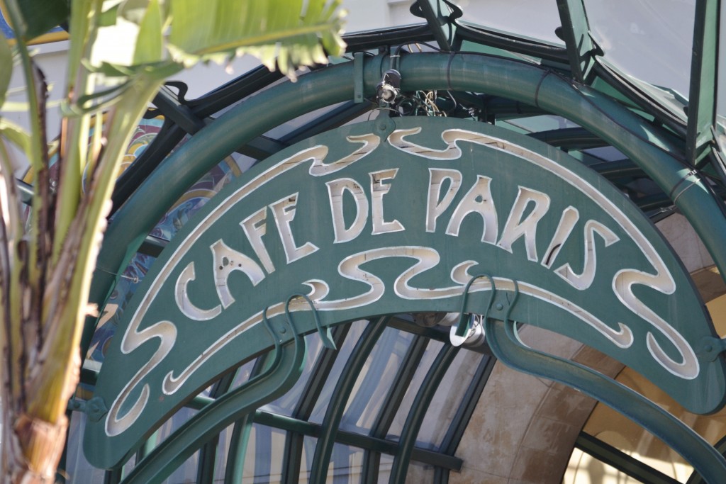 46 Monte Carlo - Cafe de Paris Sign
