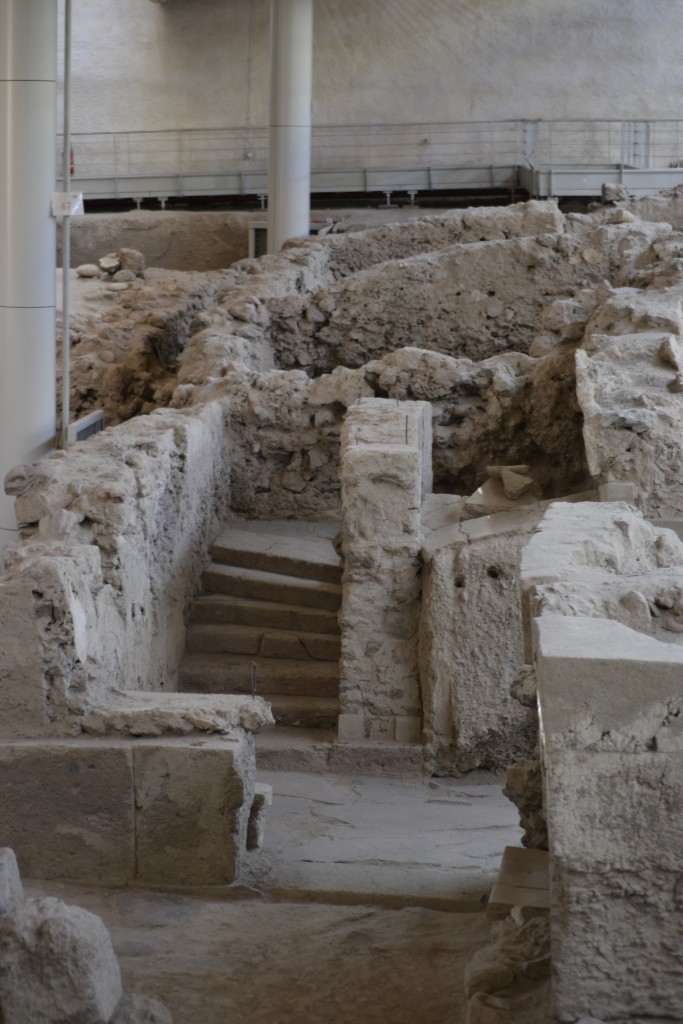 D5 Stairs Among the Akrotiri Ruins
