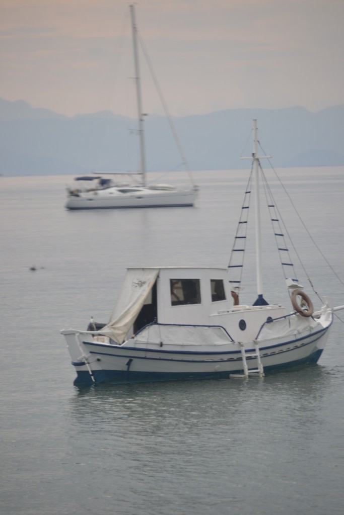 D4 Boats in Corfu Harbor