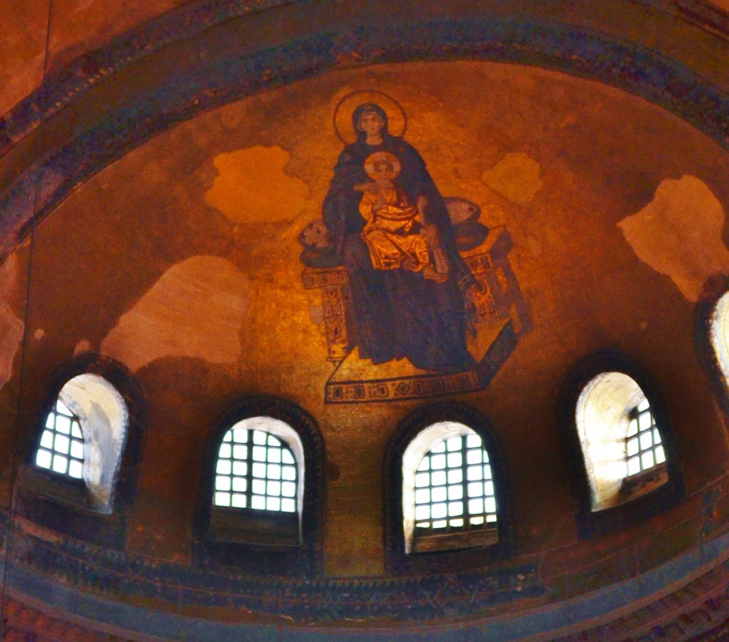 DSC_2218, Frescoes in the Hagia Sophia