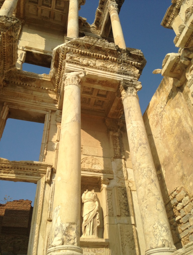 DSC_1023, Close Up of the Library of Celsus