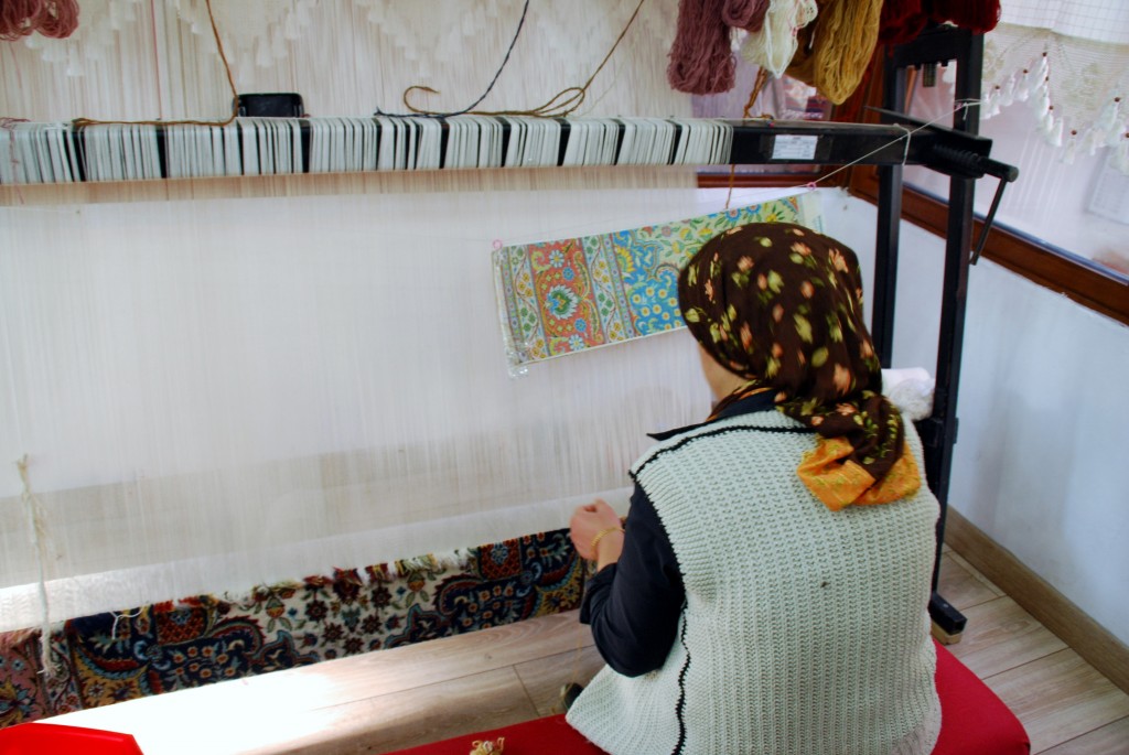 +DSC_1052f - Woman Creating a Carpet