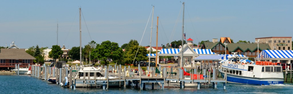 4 110721 Macinaw city harbor from ferry