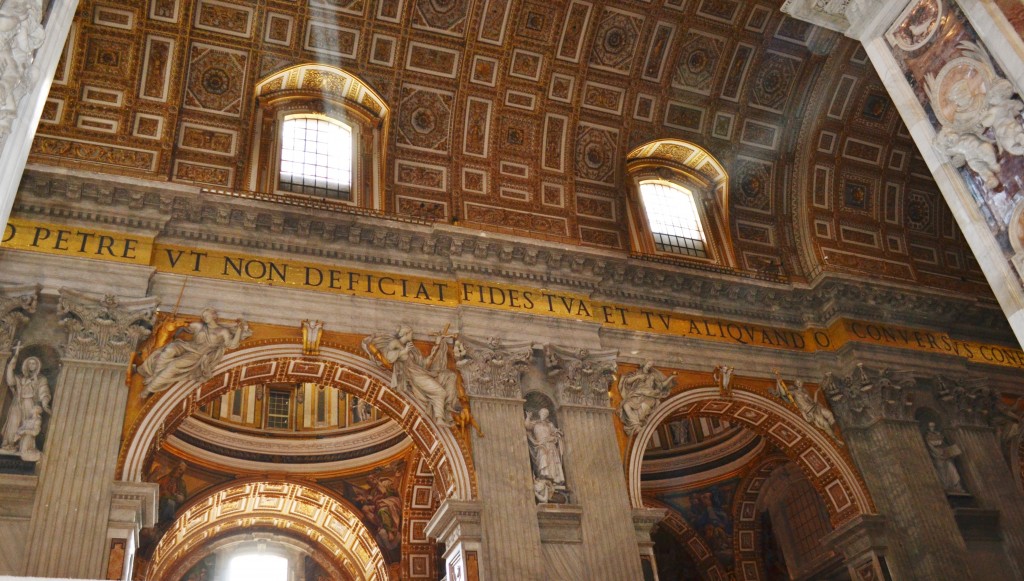 6 +DSC_2644 Hallway leading to the Nave St Peter's Basilica