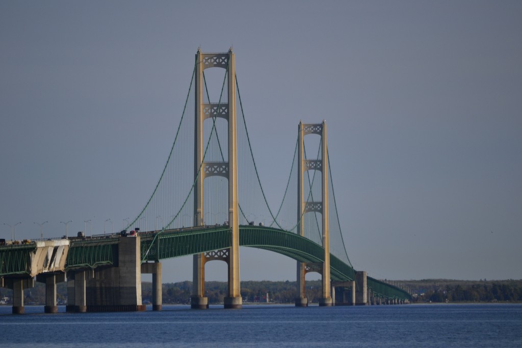 Bridge to Canada from Soo Locks