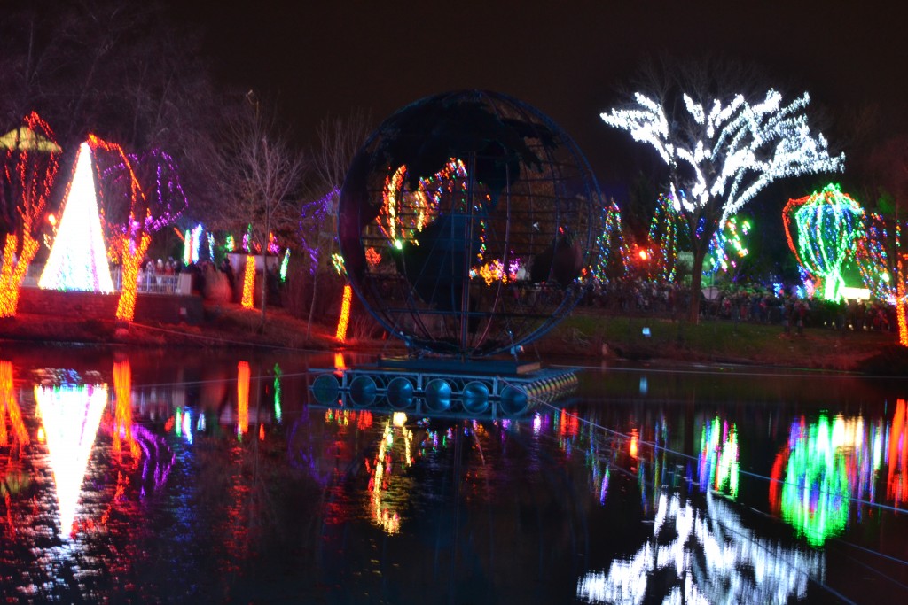 Reflection of Lights at Columbus Zoo
