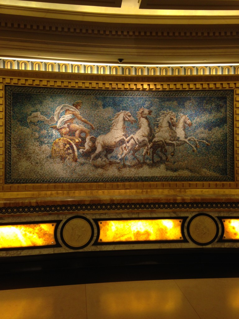 084 Artwork inside Caesar's Palace