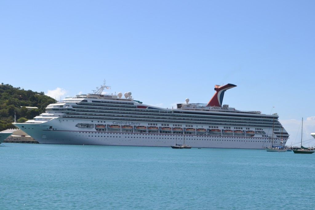 11 A view of the Carnival Liberty in the Distance, 1.25.16
