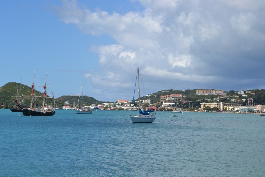 12 Checking out the Sailboats in the Harbor, St. Thomas, 1.25.16