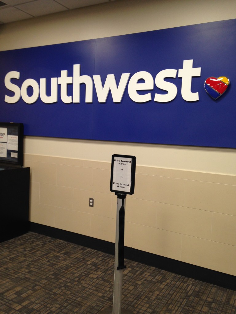 2 Southwest Airlines Sign, 1.23.16