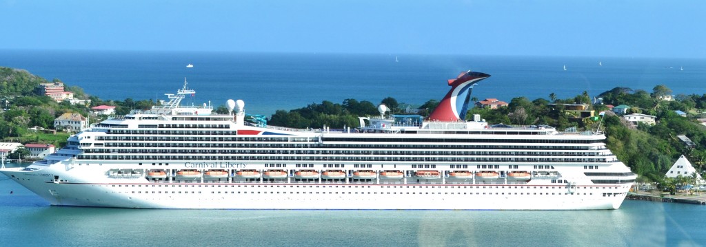 5 Carnival Liberty in Port, Castries, St. Lucia, 1.28.16