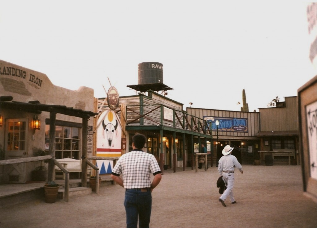 Mike at the Rawhide, 1999