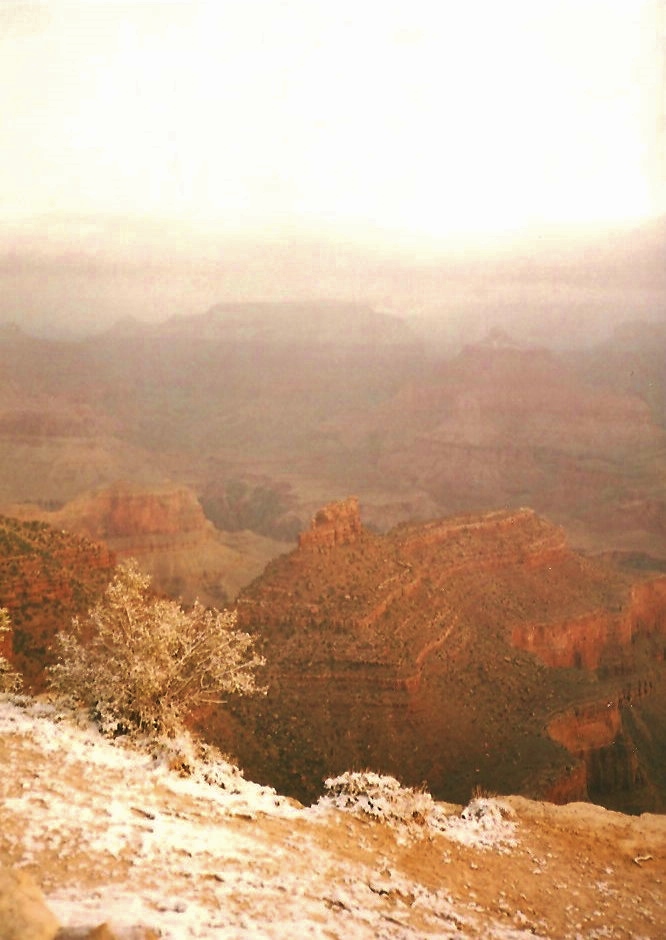 Snow at the Grand Canyon, 1999